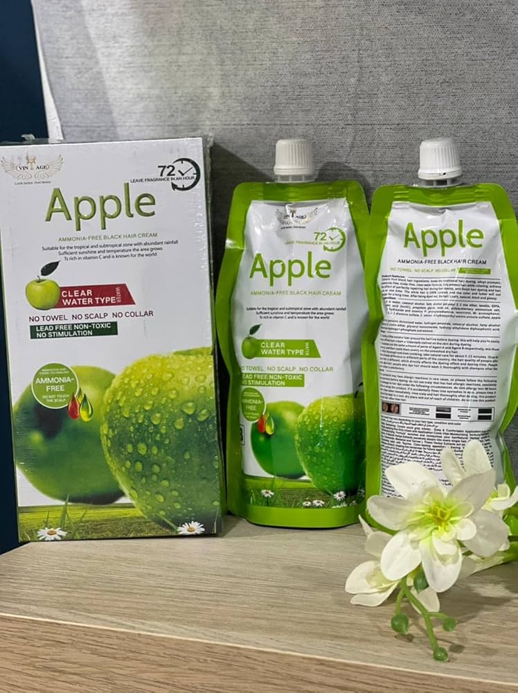 Apple hair color 72 ( 500ml ) (Amonia Free)